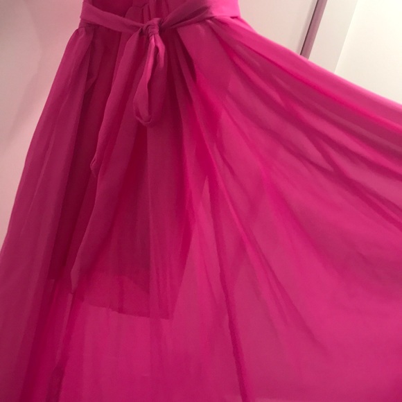 Dresses & Skirts - BARBIE PINK FLOWY MAXI DRESS
